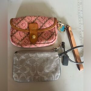 Coach and Dooney and Bourke Wristlet